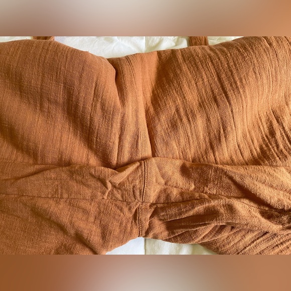 Billabong Daydream Button Front Jumpsuit in Rust NWOT - Picture 15 of 16